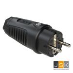 SIROX/PCE 0522-SS Volrubber contactstop 16A 2p + randaarde + pen met zwarte ring, nominale spanning: 250V~ nominale stroom: 16A - 106683