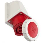 1242-3V - Reefer Wall socket outlet 4x32A (3P+PE) 3h IP67 red | 400-440 V (50+60 Hz) red | SIROX®PCE 102712