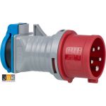 Brennenstuhl CEE-adapter IP44 (stekker: CEE 400V/16A, stekkerdoos 230V/16A), Artikelnummer 1081690, EAN 4007123670383