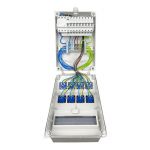 Wandverdeler Feed-in: Zonder /Output: 8x Schuko vorv. 8x LS C116 + aardlekschakelaar 40A 30mA 4260596792048 JSK10120