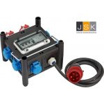 1153690200 Brennenstuhl compacte rubber stroomverdeler met gecertificeerde automaat (2m kabel, 2x CEE 400V/16A, 5x 230V/16A, met FI-schakelaar, EAN: 4007123654475