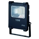 90900.1 Target premium LED-straler 10 W, aansluitkabel 1,5 meter, Lange levensduur, Lichtkleur: 5.000 K H07RN-F, Stralingshoek: 130, Traploos instelbare hellingshoek