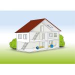 DRYFAST FB300 Filterbox voor stofbeheersing inclusief een aansluitslang van 30 cm en 2 slangklemmen