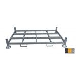 Stapelrek Eurorack Dubbel 1845x1000 mm Basisstelling, Thermisch verzinkt, Hartmaat: 1845 x 1000 mm, Maximale belasting: 1.500 kg, 18 racks per stapel (nestbaar)