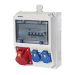 VOTHA® wandverdeler - 1x CEE 16A 400V~2x Contactdoos 230V~ "WORMS" 062.012.0111-NL