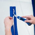 Maak snel een doorgang in elke stofwand | Zelfklevende rits (2 stuks) | PrimaCover Zipper