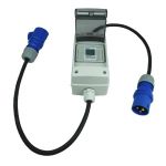 16A CEE Camping Meter - mobiele digitale elektriciteitsmeter - gekalibreerd - (met reset) IP44