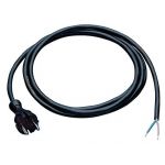 Gereedschapsnoer 5,0 meter 2x1,0 mm² H05RN-F zwart klasse 2 - 332.210.50.01