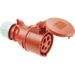 115-6V CEE opbouw wcd 16A 5p 400V 6h rood-rood IP44 huis rood - 102570 / 601.156
