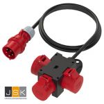 PCE 9430718 CEE-contactdoos combinatie 9430718 3x 16A 400V - 104203/9430718