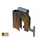 Müba Leuningstaander Damwand Leuninghouder thermisch verzinkt, Sheet Piling Bracket, Spundwand-Halterung, Support de Palplanches