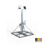 Mobiele lichtmast uitschuifbaar 5-delig 3-11 meter - Sirius1100