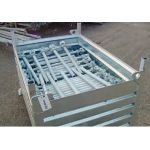 12585 Stapelbak 1.25 m x 0.85 m x 0.60 voor voetstukken 300 stuks - geheel thermisch verzinkt - Max. hijslast 2.000 kilogram