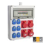 VOTHA WIESBADEN wandverdeler - bedraad met 2x CEE 16A, 6x WCD'S 230V - 083.046.0231 - EAN: 4028232429624