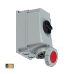 PCE geschakeld vergrendeld stopcontact 63A 3P+PE 400V IP67 75342-6