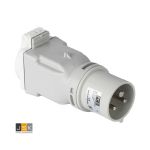 Adapter 16/3/TRAFO 12h grey-SchuKo IP20 for isolating transformer - 9433104 - 108667