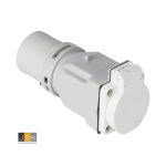 Adapter verloop 16/3/TRAFO 12h grijs-SchuKo IP20 t.b.v. scheidingstransformator - 9433104 - 108667