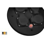 JUMBO kabelhaspel 2.0 in blauw-zwart, 4 contactdozen, H07RN-F 3G2,5 mm², lengte 30 meter - 2211.114.7406