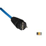 JUMBO kabelhaspel 2.0 in blauw-zwart, 4 contactdozen, H07RN-F 3G2,5 mm², lengte 30 meter - 2211.114.7406