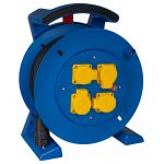 JUMBO kabelhaspel 2.0 in blauw, 4 contactdozen, H07RN-F 3G1,5 mm², 40 m - 2266.654.1401 EAN: 4028232490396