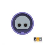 603.620.V CEE-aanbouw contactdoos 2-pol. 16 Amp. 24V | Beschermingsgraad IP44/54 Violet | PCE 362 | Spanning vlgs. EN 60309-2 20-25 V (50+60 Hz) violet
