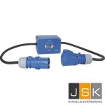 Adapter en digitale elektriciteits-meter voor wissel- en draaistroom 3 G 2,5 mm² 2 x 0,35 m