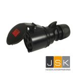 SIROX CEE-contrastekker 32 A, 5-polig, 400 V, 6 h, IP 44 - 632.256.01