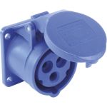313-6F7V CEE-aanbouwdoos recht IP44, 3-polig 230V | 6h, 16A Flensmaat 75 x 75 mm - 633.136-1/102988 | EAN-Code: 4028232091975