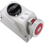 75252-6 | CEE-switched interlocked socket 32A 5p 6h IP66/IP67 | 400V (50+60 Hz) rood | Mechanische vergrendeling | EAN-Code: 9003399162237 - 103806