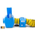 Stofafzuigset DAF3000FB, Aansluitslang van 30 cm 2 slangklemmen Aanzuigslang 5 of 10 meter