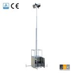 Sirius Pro uitschuifbare telescopische Mobiele lichtmast 5-delig 8,00 meter masthoogte + ballast inclusief TÜV-keuring en CE-certificering