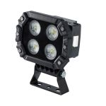 Accu werklamp met meegeleverde steigerklem TW-40A inclusief type A 4-1 machine accu adapter, geschikt voor Makita, Bosch, Panasonic en Hikoki 121300 | FENON ToolWizard