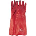 Handschoen PVC rood, lengte 45 cm (Doos 72 paar) - 1.17.045