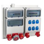 VOTHA® wandverdeler - bedraad "WETZLAR | 1x CEE 63A 400V | 2x CEE 32A 400V | 2x CEE 16A 400V | 6x Contactdoos 230V | "WETZLAR" | 058.226.2230-1 - JSK Handelsonderneming