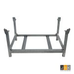 Stapelrek Euro | 1200x800mm | W.L.L. 3.000 kg | Geheel thermisch verzinkt