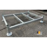 Steigerpallet 125x85cm | Stapelpallet | Stapelrek | Steigerrek | Thermisch verzinkt | Heavy Duty W.L.L. 2.500 kg