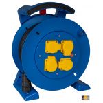 JUMBO kabelhaspel blauw 40 meter kabellengte, 4 contactdozen, H07RN-F 3G2,5 mm² - 2266.654.2401
