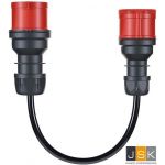 324=>165 - CEE stroom adapter 400V 32A 4-polig naar CEE 400V 16A 5-polig IP44 - 324165