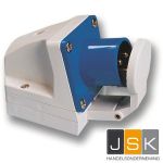 CEE-WGSt. 16A, 3p.6h, 230V IP44, met deksel - 600.5136 EAN: 9003399959974
