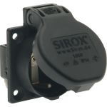 Keraf vervangings contactdoos IP 54 voor haspels en verdeelkasten zwart - 601.156-3