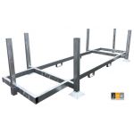 Rijplaten bok | Rijplaten pallet | Rijplaten stapelrek | Rijplatenrek | Rijplatenbunker | 1446.10100025V
