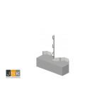 Spundwandhalter aus Stahl, Verstellbereich 8 - 50 mm, Klemmhalterung für Spundbohlen, Sheet pile clamp bracket, Support de serrage de palplanche