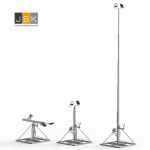 Lichtmast uitschuifbaar 5-delig 3-11 meter - Sirius1100