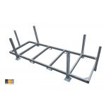 Rijplatenrek met uitneembare rongen | Rijplaten pallet | Rijplaten stapelrek | Rijplatenbunker | 1010.0025