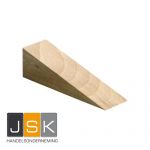 (Stel)wig hardhout 180x45x24mm in netzak van 100 stuks