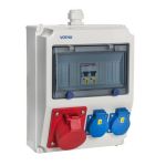 VOTHA® wandverdeler - 1x CEE 16A 400 V~2 x Contactdoos 230 V~ "WORMS" 062.012.0020