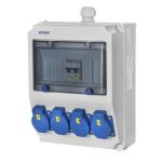 VOTHA® wandverdeler | 4x Contactdoos 230V~ | "WORMS" | 062.004.0020 - JSK Handelsonderneming