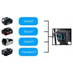 121300 | FENON ToolWizard TW-40A inclusief type A 4-1 machine accu adapter. Geschikt voor Makita, Bosch, Panasonic en Hikoki. - JSK Handelsonderneming