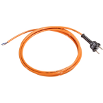 PUR Aansluitsnoer - PUR Aansluitkabel - H05BQ-F 2 x 1,0 mm² oranje 5 meter - 029.107