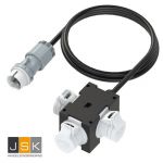 PCE9430350 PCE Distribution Adaptor Low Voltage Series ST. Anton 16A 2P 42V (White) 9430350 - 115176/9430350